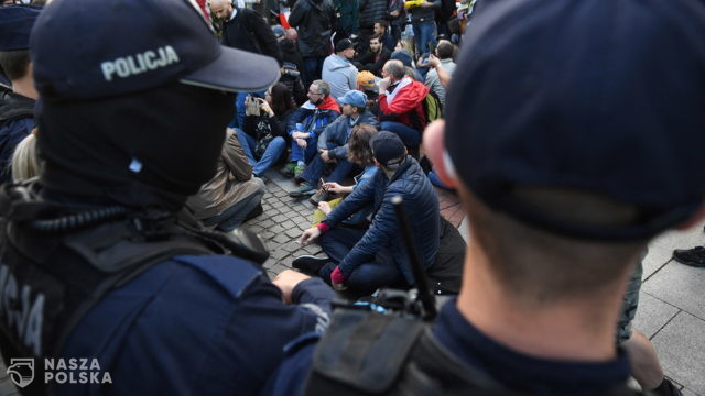 Kilku uczestników protestu przedsiębiorców zatrzymanych przez policję