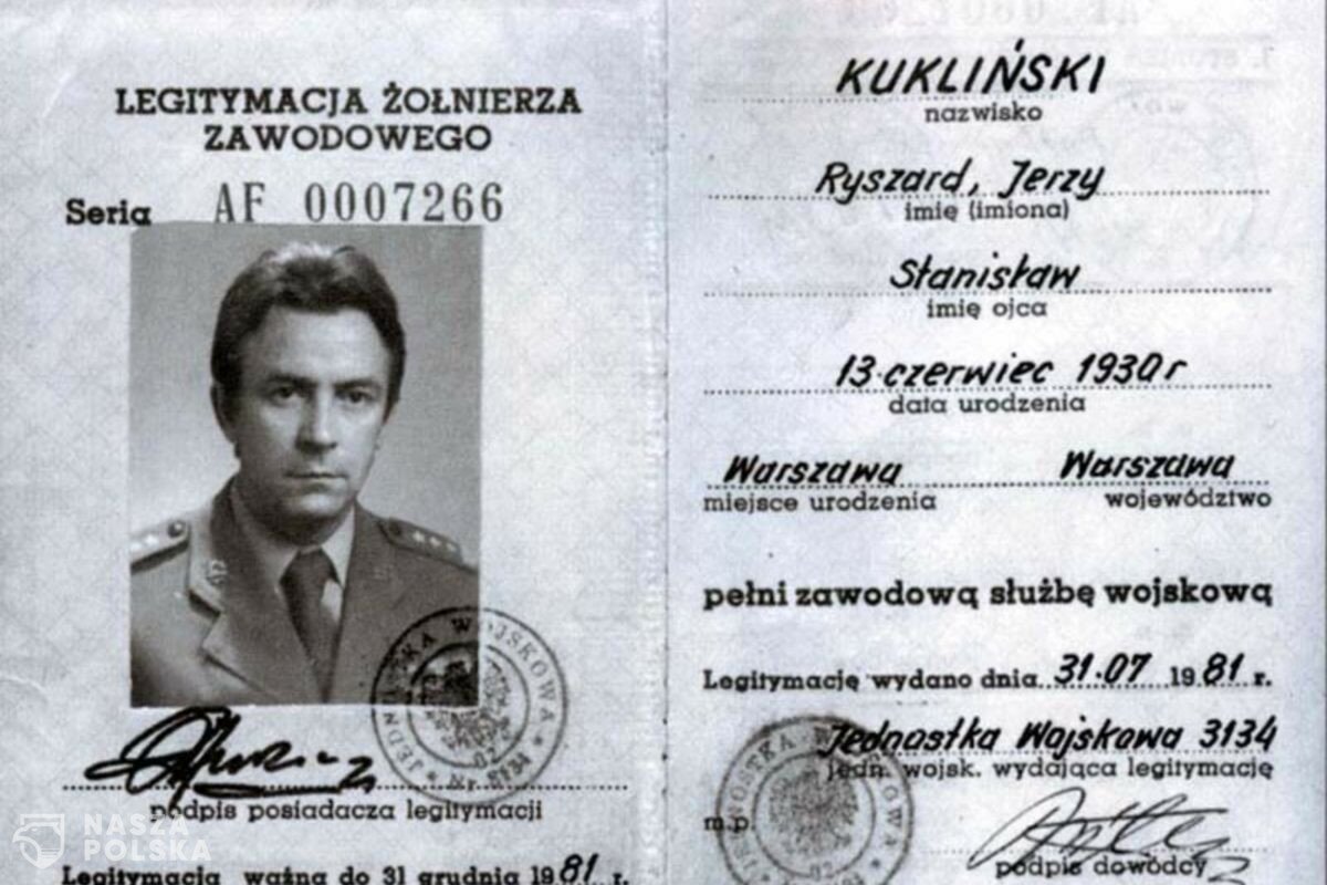 40 lat temu Amerykanie ewakuowali z Polski płk. Ryszarda Kuklińskiego