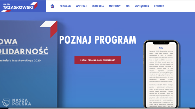 Trzaskowski opublikował swój program