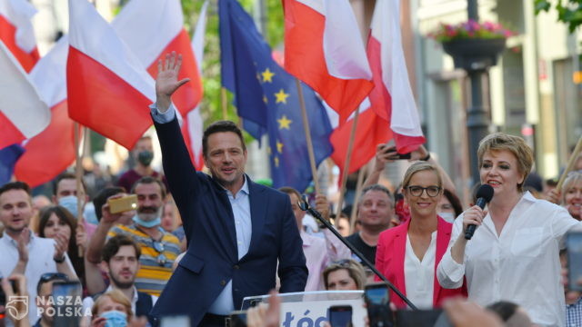 Trzaskowski: Tusk odszedł z polityki. Czas na Jarosława Kaczyńskiego