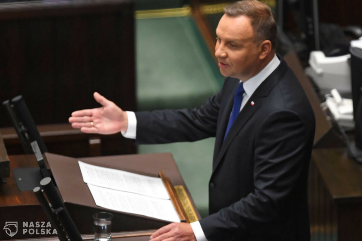 Prezydent: część opozycji zmierza w stronę alternatywnej rzeczywistości