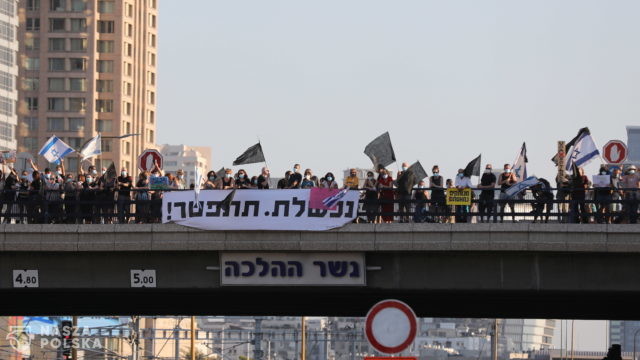 Protesty przeciwko Netanjahu w Jerozolimie i Tel Awiwie