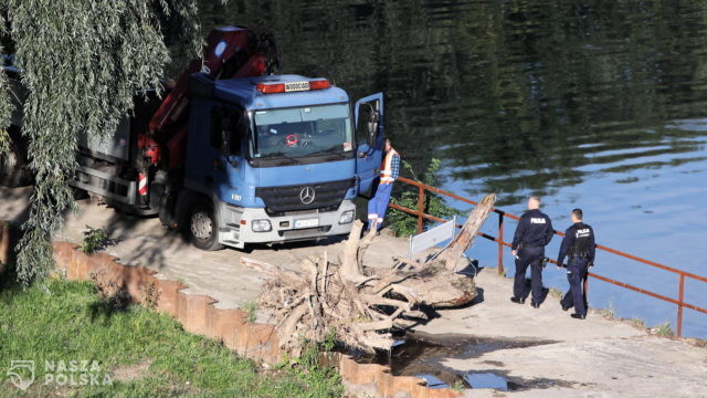 Kolejny dzień przygotowań do budowy tymczasowego kolektora ściekowego