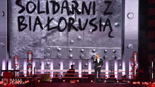 Na PGE Narodowym trwa koncert „Solidarni z Białorusią”