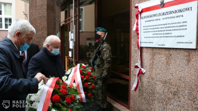 Odsłonięto tablicę upamiętniającą Alfonsa Zgrzebnioka