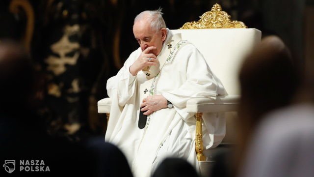 Watykan/ Papież apeluje o przerwanie działań zbrojnych w konflikcie izraelsko-palestyńskim