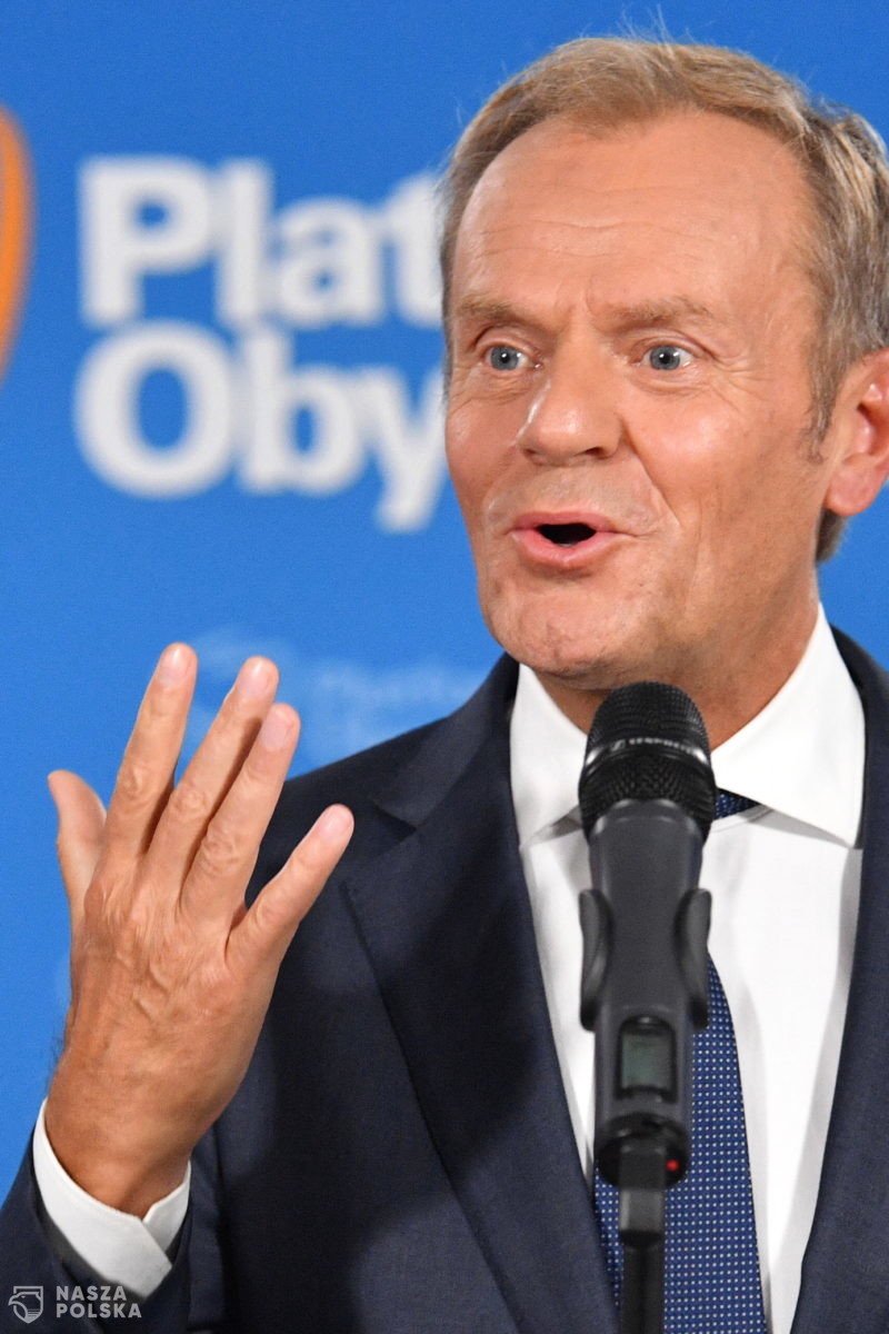 Jan Grabiec o Donaldzie Tusku: Pracuje w PO jako wolontariusz. Próbuje uratować pozostałe partie opozycyjne