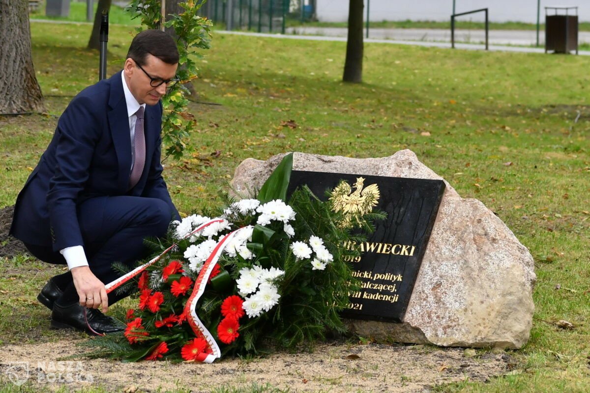 Premier: gdy wymieniamy imię mojego ojca, jednocześnie wspominamy Solidarność Walczącą