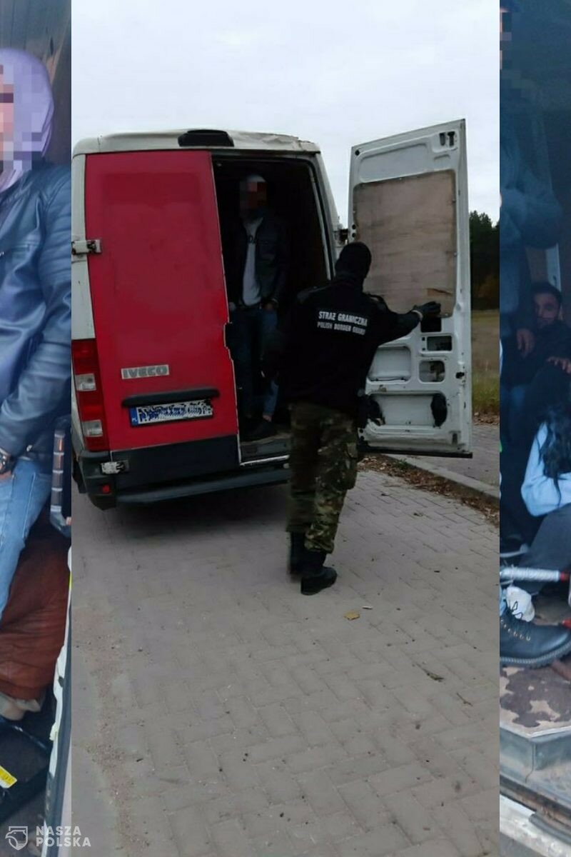 Obywatel Ukrainy wiózł 27 nielegalnych imigrantów z Iraku