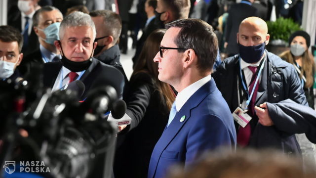 Morawiecki na COP26: zielona polityka musi dobrostan obywatela umieszczać w sercu