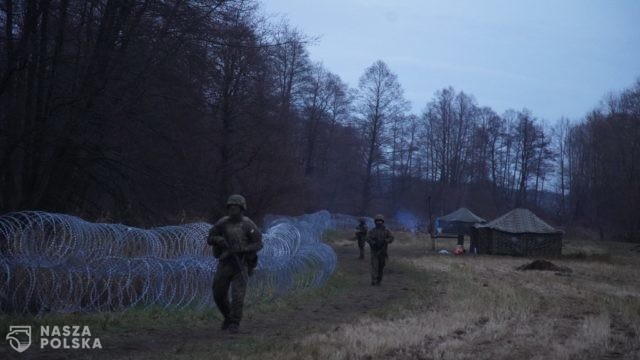 Szef MON: to nie była spokojna noc – było wiele prób przełamania polsko-białoruskiej granicy