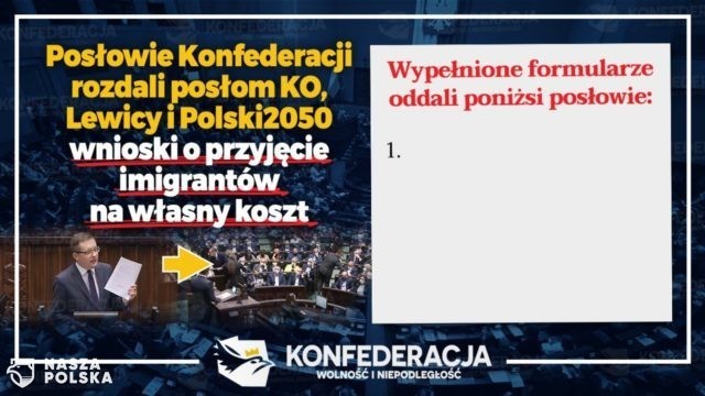 Ilu posłów lewicy chce przyjąć imigrantów pod swój dach?