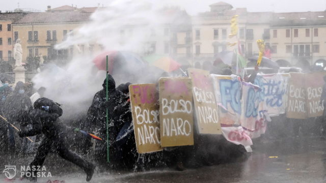 Włochy/ Protesty przeciwko obecności prezydenta Brazylii