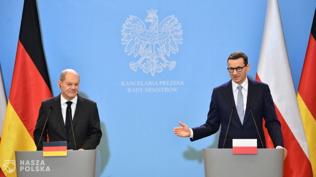 Morawiecki po spotkaniu z Scholzem: dzisiaj otwieramy nowy rozdział w relacjach polsko-niemieckich