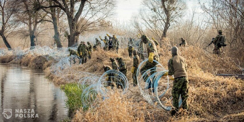 Wojska estońskie pomagają na granicy polsko-białoruskiej