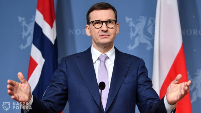 Morawiecki: wzywam KE do wypracowania niezależności od rosyjskiej ropy, gazu i węgla