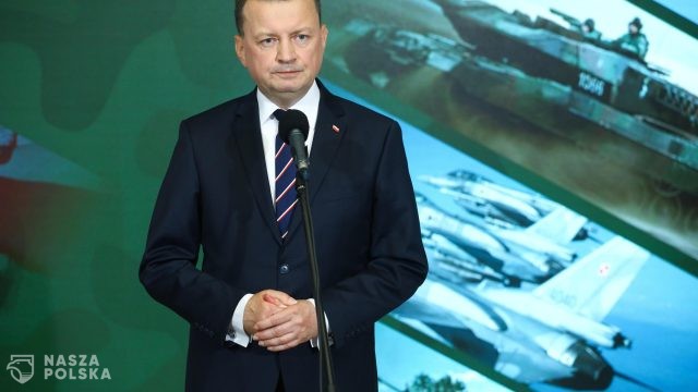 Błaszczak: musimy bronić każdego skrawka polskiej ziemi, to podstawowy wniosek z wojny na Ukrainie