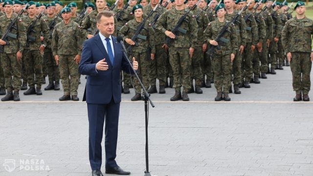 Szef MON: dobrowolna zasadnicza służba wojskowa to jeden z elementów budowania siły WP