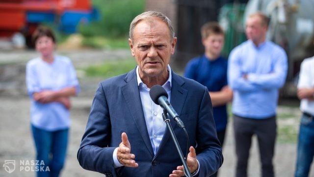 Tusk: KO nie poprze ustawy wywłaszczeniowej ws. CPK