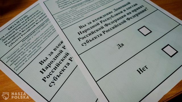 Pseudo–referenda na terenach okupowanych. Będzie aneksja?