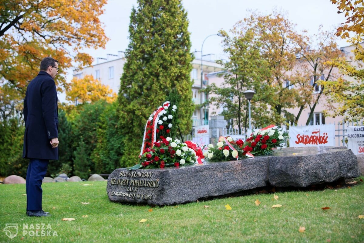 Premier: postawa ks. Jerzego Popiełuszki przyczyniła się do odzyskania wolności i niepodległości Premier: postawa ks. Jerzego Popiełuszki przyczyniła się do odzyskania wolności i niepodległości
