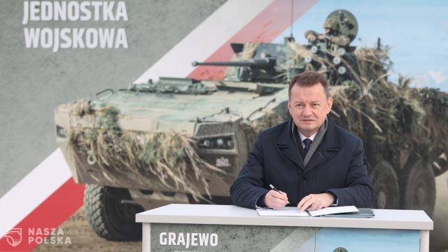 Szef MON: po 28 latach do Grajewa wróci Wojsko Polskie