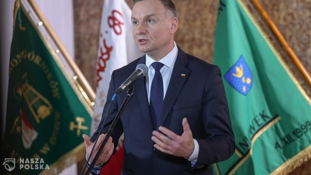 Prezydent złożył życzenia górnikom w dniu św. Barbary