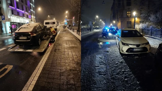 Masowe kontrole taksówkarzy „na aplikację” w Krakowie