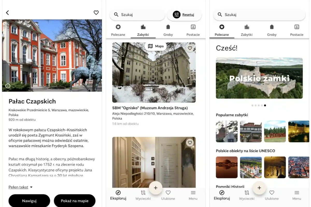 Wakacje z zabytkami – aplikacja MonumentApp