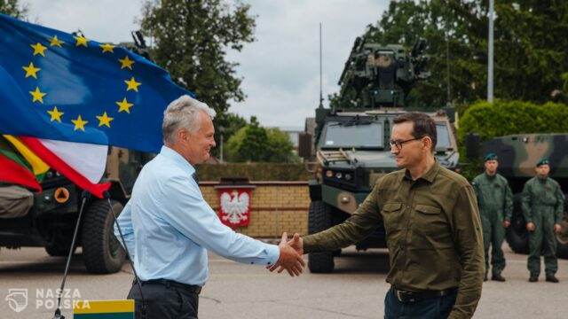 Premier po spotykaniu z prezydentem Litwy: granice Polski i Litwy to granice wolnego świata powstrzymującego napór despotii ze Wschodu
