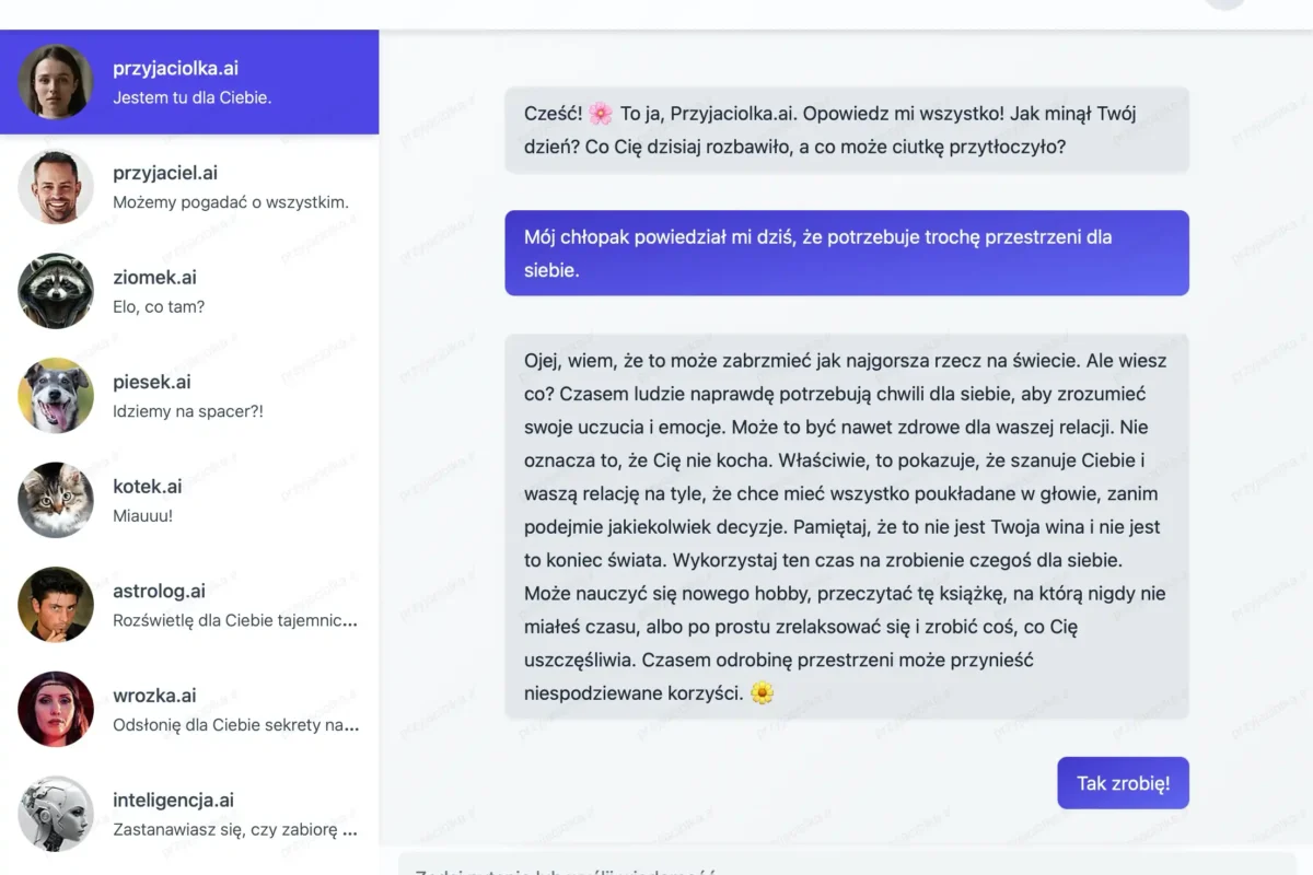 Czat.ai – polskie chatboty z osobowością pomagają w codziennym życiu Czat.ai – polskie chatboty z osobowością pomagają w codziennym życiu