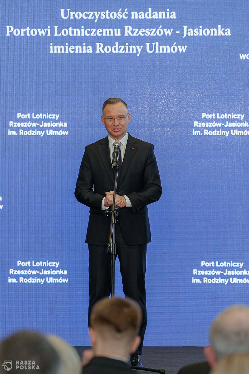 Prezydent RP: Dzięki portowi imienia Rodziny Ulmów historia o Polakach będzie szła w świat