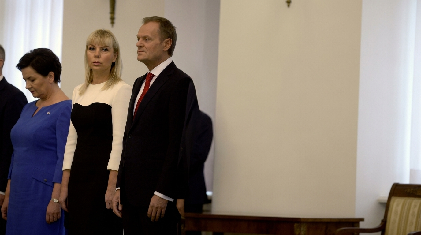 Elżbieta Bieńkowska i Donald Tusk