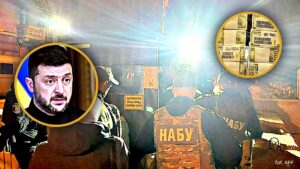 Korupcja na Ukrainie — akcja NABU, w kołach prezydent Wołodymyr Zełenski i zabezpieczona gotówka w dolarach