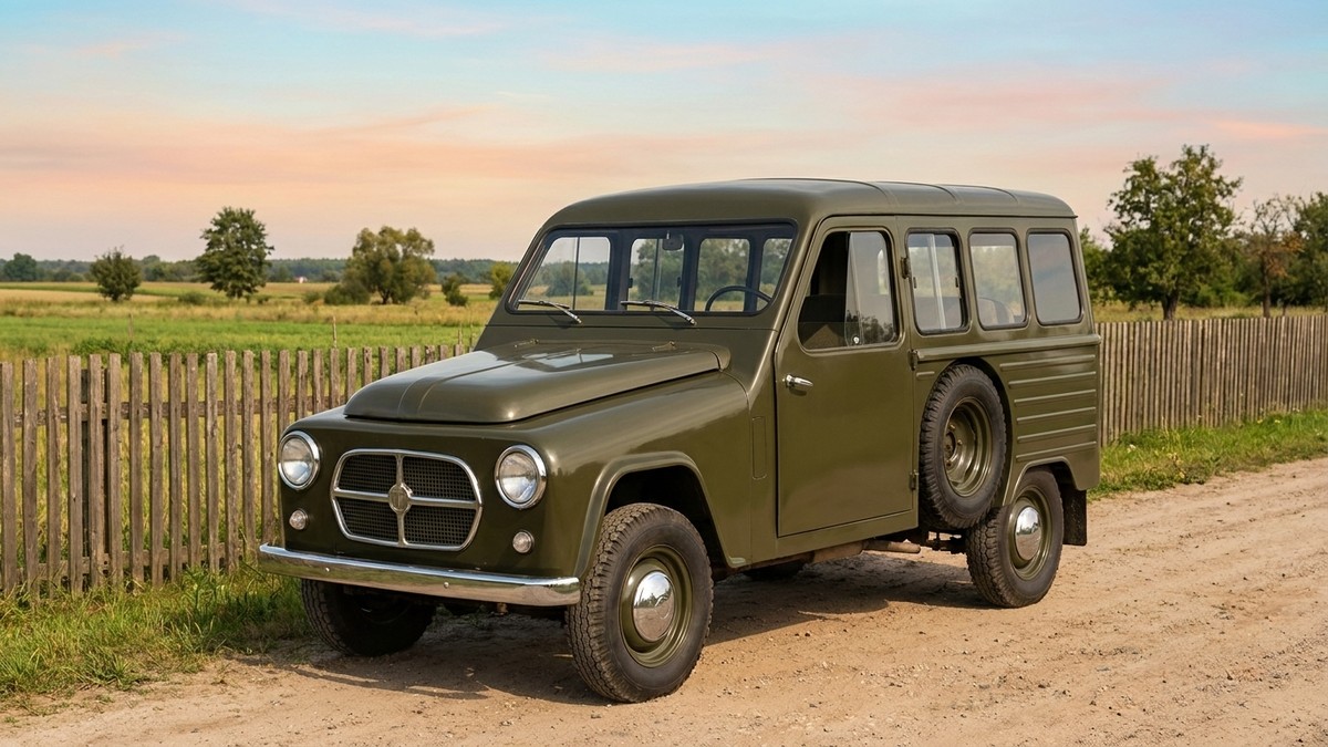 Samochód Stal 158 - polski prototyp terenowy z 1959 roku