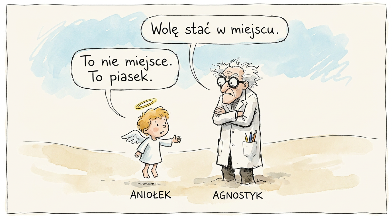 Kto to taki agnostyk – uczony grzęznący w ruchomych piaskach powszechnego sceptycyzmu, o których pisał Jan Paweł II