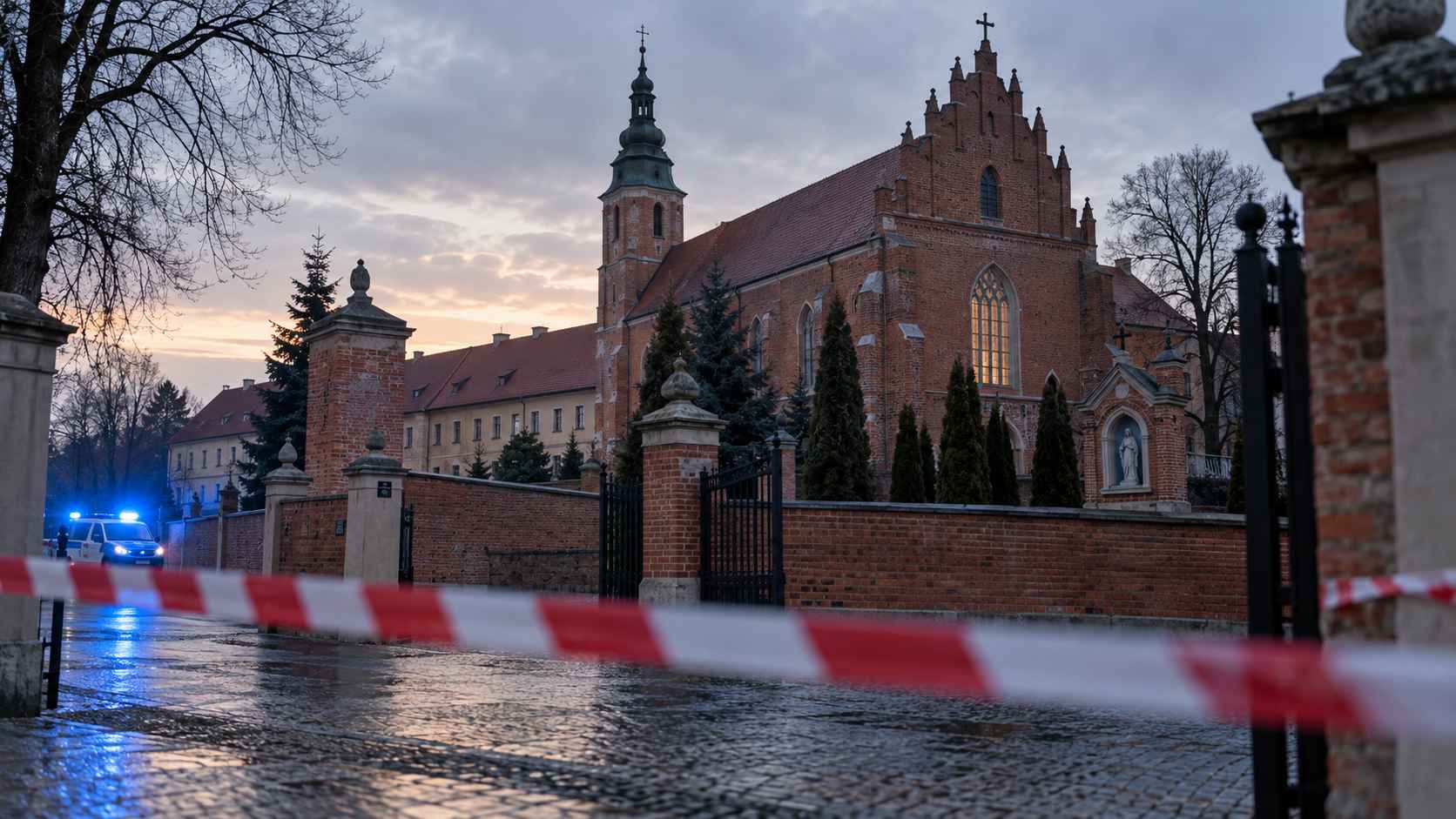 atak nożownika Jarosław opactwo
