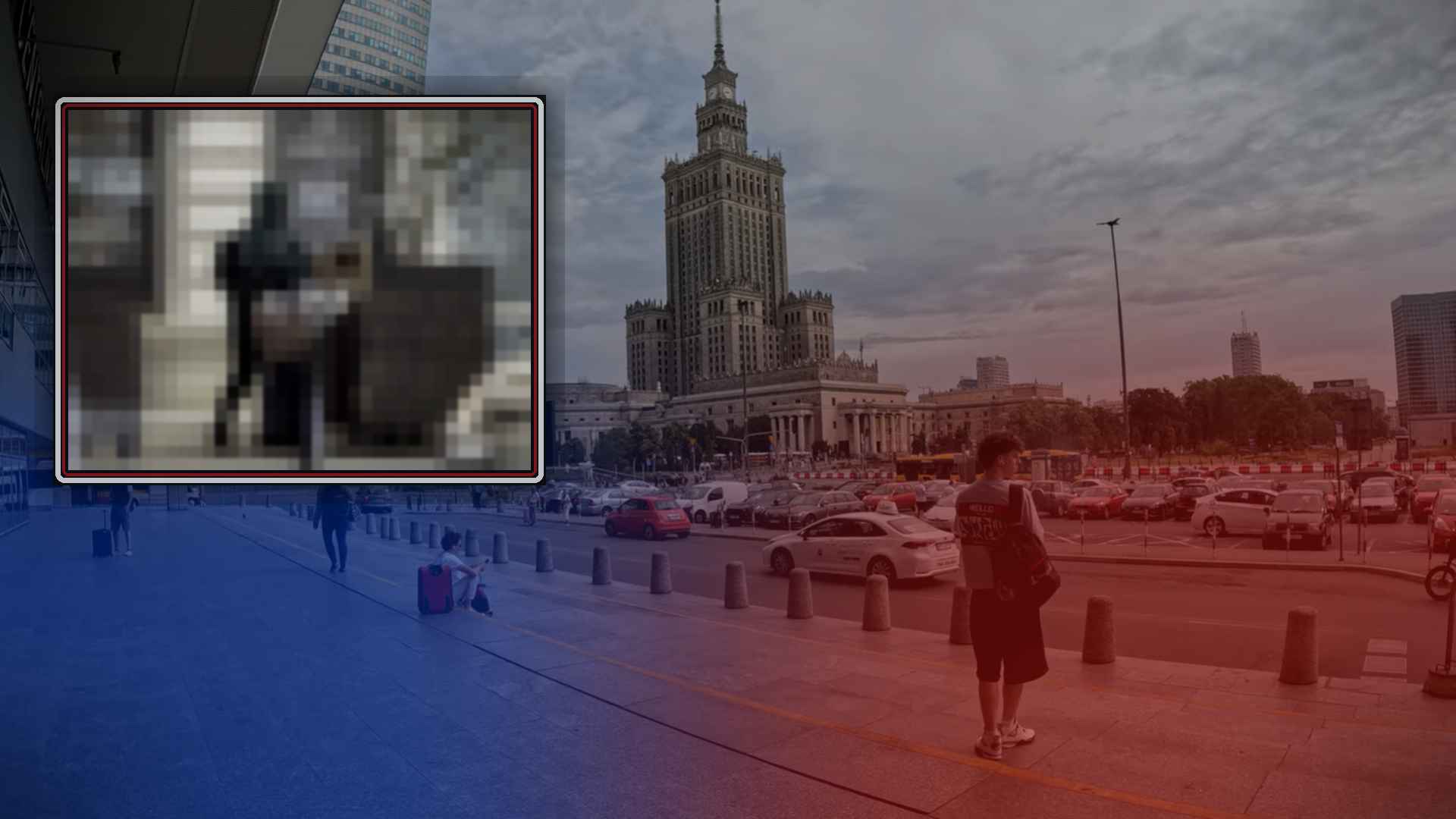 seks przed Dworcem Centralnym