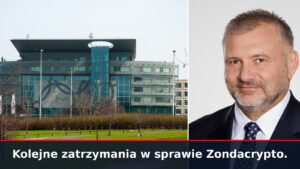 Centrum Olimpijskie PKOl w Warszawie i minister sprawiedliwości Waldemar Żurek, zatrzymania w sprawie Zondacrypto