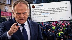 atak na policjantkę pod TK