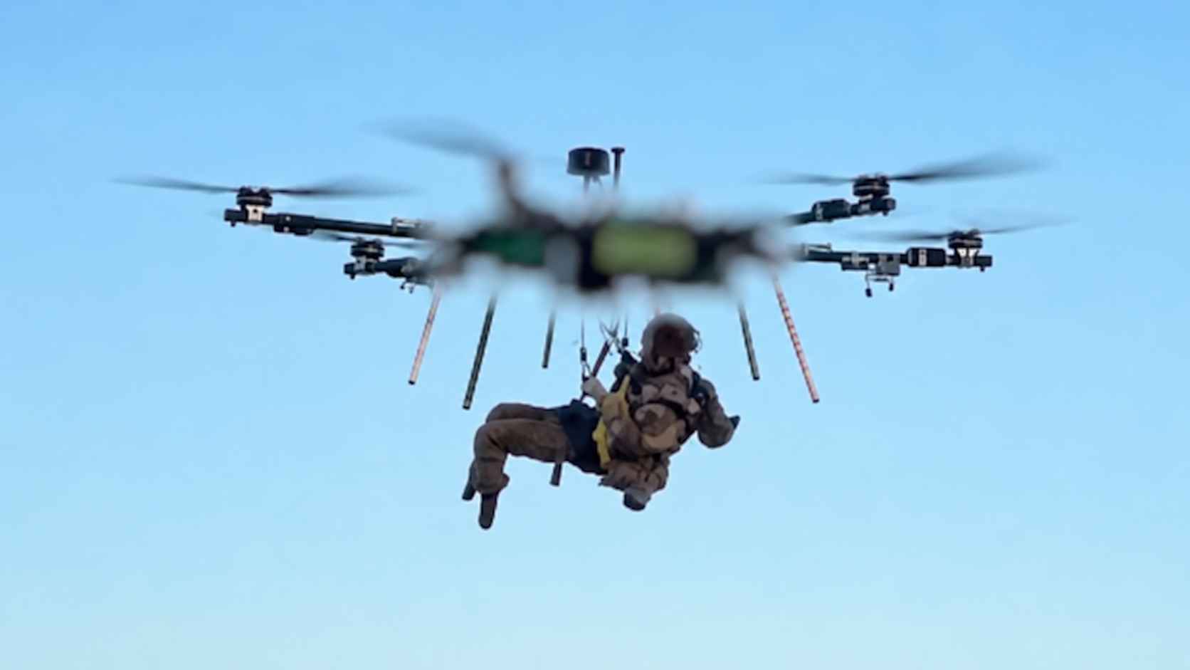 ewakuacja dronem