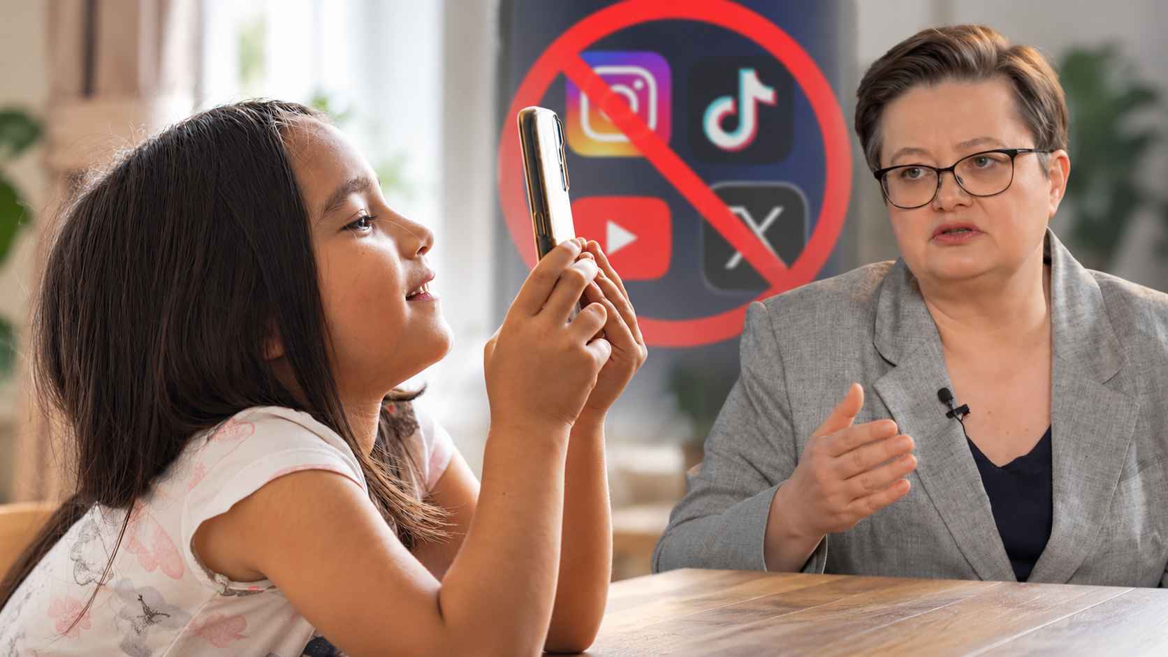 zakaz mediów społecznościowych dla dzieci