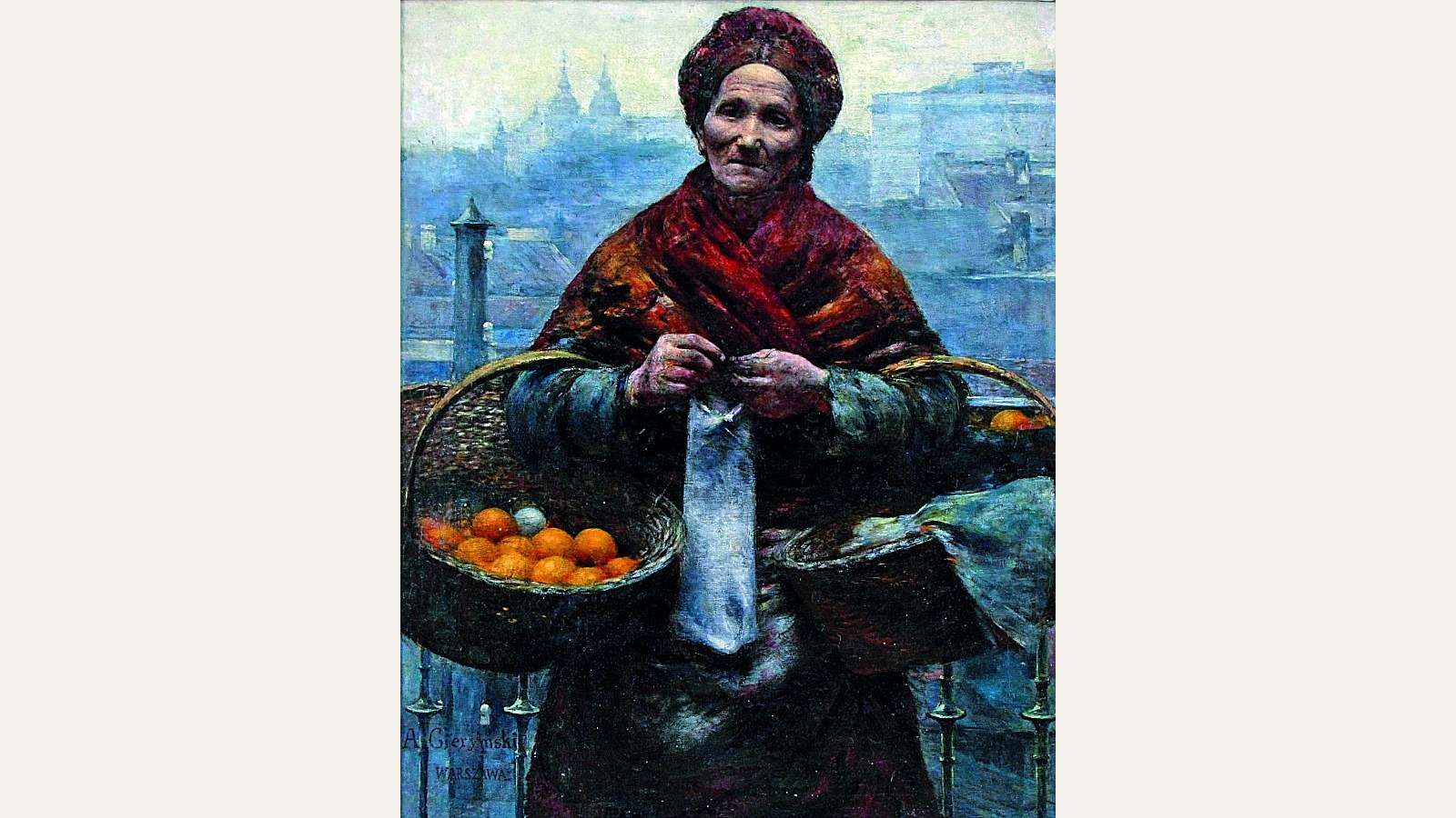 „Żydówka z pomarańczami”, obraz Aleksandra Gierymskiego z 1881 r.