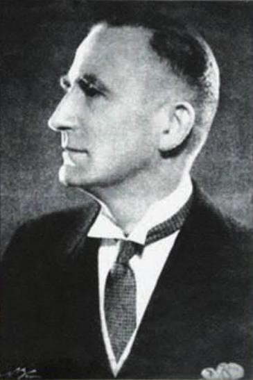 Czarno-białe zdjęcie profilowe Andrija Melnyka, przewodniczącego OUN i zwierzchnika OUN-M