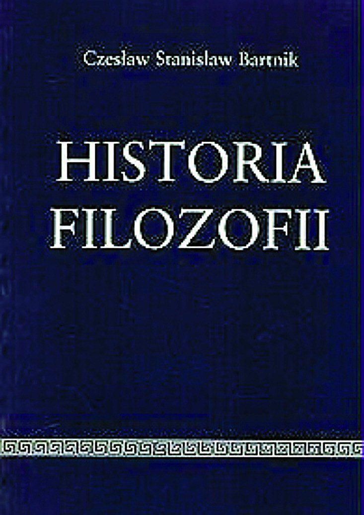 Okładka książki ks. Czesława Bartnika Historia filozofii