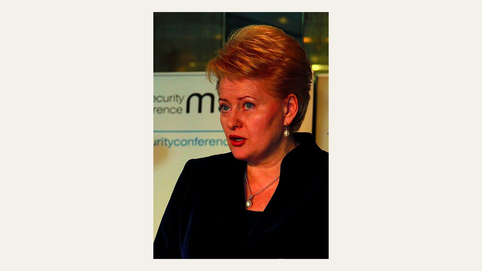 Dalia Grybauskaitė, prezydent Litwy, w sporze o prawa Polaków na Litwie