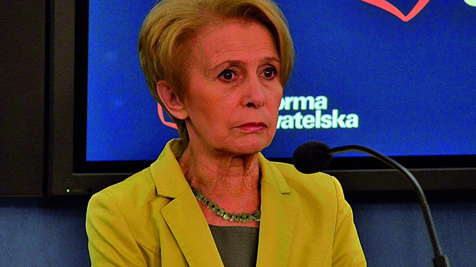 Iwona Śledzińska-Katarasińska, przewodnicząca rady programowej TVP w 2014 roku