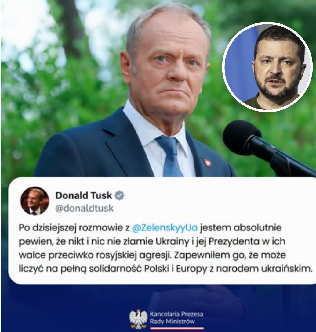 Wpis Donalda Tuska na X po rozmowie z Zełenskim: nikt i nic nie złamie Ukrainy, solidarność Polski i Europy